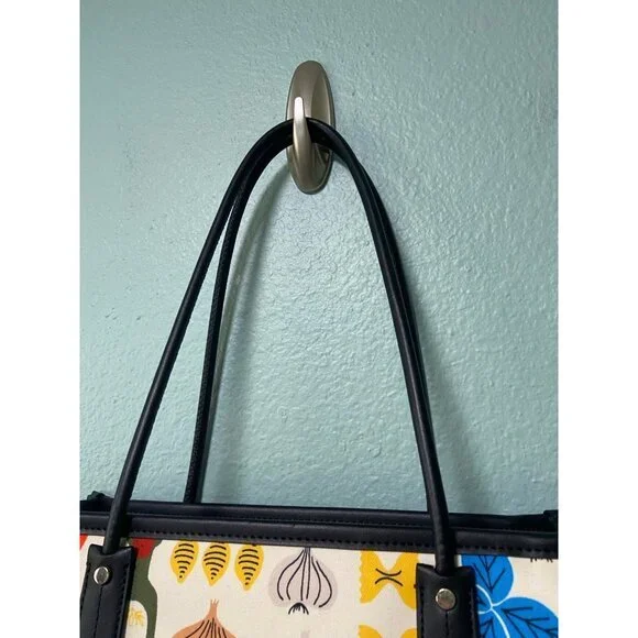 Kate Spade Pasta Mangia Italy Italian Tote Bag Rare Hard to Find - Picture 4 of 10